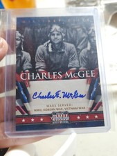 2012 Americana Heroes & Legends Military Elite Signatures /99 Charles McGee Auto