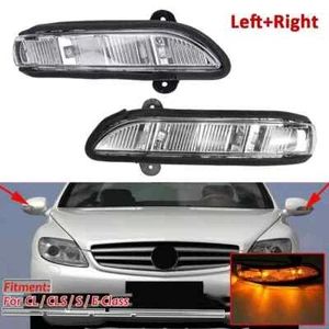 2X Luz de señal de giro de espejo lateral para Benz CL CLS S E Clase W211 W216 W221 06-09 - Imagen 1 de 12