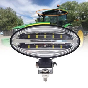 Ovaler LED Arbeitsscheinwerfer für John Deere 5R 6R 7R 8000 8R 9R RE331643 - Bild 1 von 11