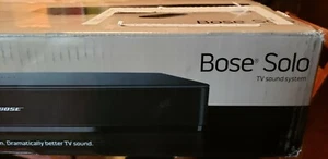 Bose Solo TV Sound System Black 347205-1300 120V Better Sound Free Shipping - Picture 1 of 8