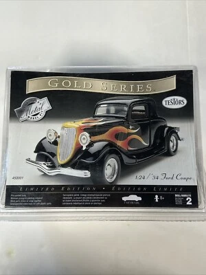 1-24 Testors Gold Series Die Cast Metal 34 Ford Coupe New Build, Sealed - Image 1 of 4
