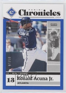 2020 Panini Chronicles Blue /50 Ronald Acuna Jr #3