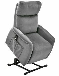 TV Sessel mit Aufstehhilfe anthrazit Fernsehsessel Seniorensessel mit Motor - Bild 1 von 3