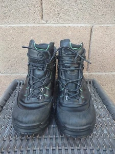 ECCO Men's Exohike Hig Gore-TEX Hiking Boot Size 9 Black/Green - Picture 1 of 10