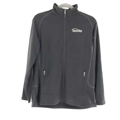 Eddie Bauer Clear Choice Smooth Fleece Base Layer Full-Zip Mens 2XL Black Sports - Image 1 of 4