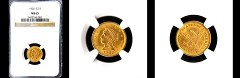 1902 $2.5 NGC MS65-PQ LIBERTY HEAD GOLD QUARTER EAGLE Cover
