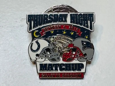 New England Patriots vs. Indianapolis Colts Game Day Pin October 4 2018 10/04/18 - Image 1 of 2