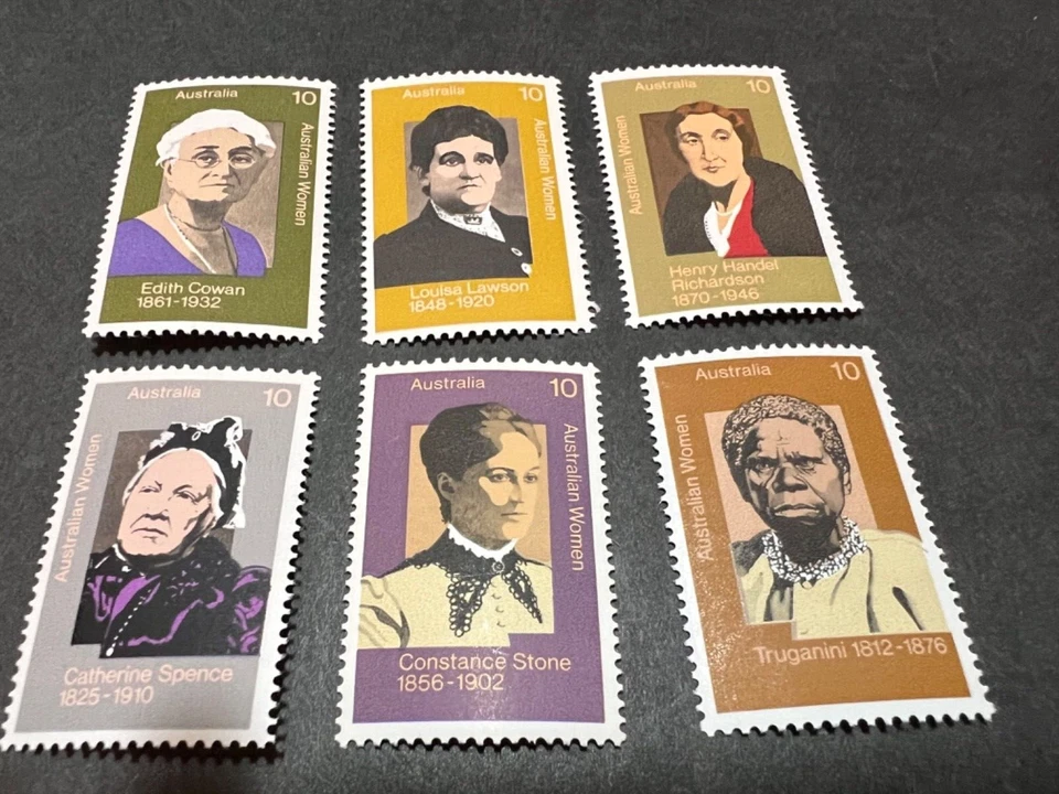 Австралия 1975 Scott 618-623 знаменитый Aust. Женщины, набор из 6, MNH комбинированная доставка - Изображение 1 из 1