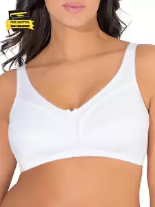 Women'S Seamed Soft Cup Wirefree Cotton Bra ⭐️⭐️⭐️⭐️⭐️ - Picture 1 of 3