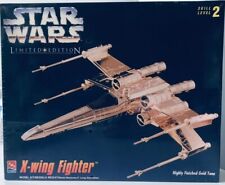 STAR WARS X-Wing Fighter Highly Finished Gold Tone Model Kit LIMITED EDITION NEW