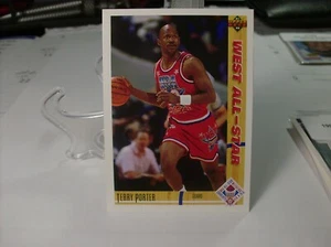 1991-92 Upper Deck Basketball #54a - Terry Porter AS - Portland 91-531 - Picture 1 of 2