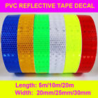 Reflective Safety Warning Tape Sticker Roll Strip Decal For Car Truck Van