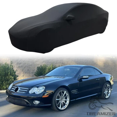 For Mercedes-Benz SL500 SL600 Full Car Cover Indoor Satin Stretch Dust Proof - Image 1 of 4