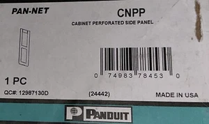Pan-Net Panduit CNPP Cabinet Perforated Side Panel (G) - Picture 1 of 2