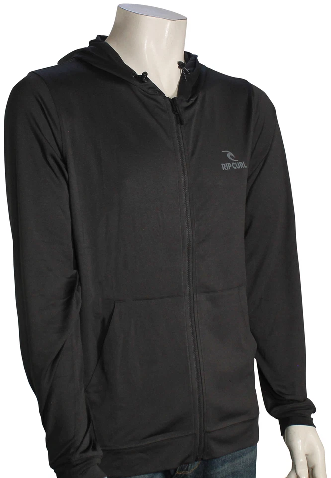Capuz de surf Rip Curl Stack Up com zíper - Preto lavado - Novo - Imagem 1 de 1