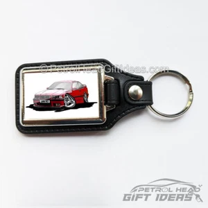 Elegante llavero de cuero sintético para coche de dibujos animados de repuesto M3 E36 - Imagen 1 de 8