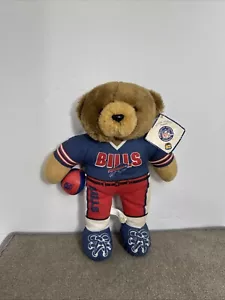 Vintage 1999 Good Stuff Team NFL Buffalo Bills Bear Teddy Plush Stuffed 11" Tags - Picture 1 of 13