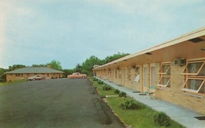 Motel Pike View - Strongsville, Ohio - RPPC sin publicar - Imagen 1 de 3