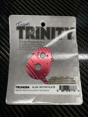 Losi Mini-T Red Anodized Motor plate Heatsink New Trinity - Image 1 of 4