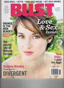 REVISTA SHAILENE WOODLEY BUST FEB MAR 2014 SIN ETIQUETA DIVERGENTE - Imagen 1 de 1