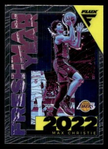 2022-23 Panini Flux #23 Max Christie Freshmen Year Rookie