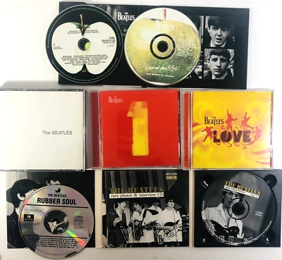 The Beatles 8 Loose CD Lot Some Cases BBC White Album Photo Booklets Vol 3 - Image 1 of 4