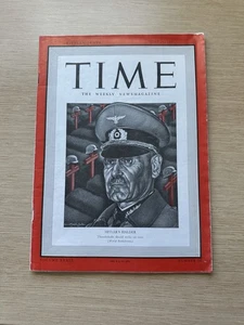 WWII Time Magazine June 29 1942 Hitlers Halder - Picture 1 of 8