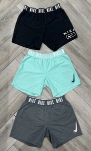 Nike Girls' Dri-fit Trophy graphic Running Shorts Size L lot of 3 - Picture 1 of 9