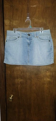 Minifalda Guess Vintage Azul Claro/Bolsillos Talla 31 Y2K Mujer/Dama/Mujer  Foto 1 de 4