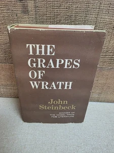 1939  Book Club Edition The Grapes of Wrath by John Steinbeck  - Picture 1 of 12