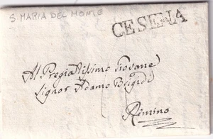 XX153-STATO PONTIFICIO-PREF. CESENA X RIMINI - Foto 1 di 1