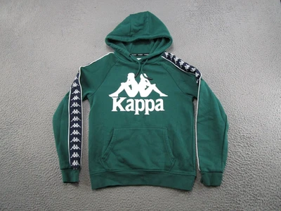 Sudadera con Capucha Kappa Para Hombres Talla XS Deletrear Verde Pullover Sudadera Hip Hop Leer Foto 1 de 4