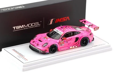 TRUESCALE MINIATURES 1:43 TSM Model Porsche 911 992 GT3 R #77 IMSA Road America 2024 AO Racing TSM430