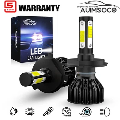 9003/H4 Bombillas LED Luz Blanca 6500K Para Nissan Altima 1993 1994-1997 Foto 1 de 4