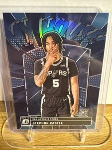 2024-25 Donruss Optic Stephon Castle My House RC Holo Rookie #16 Spurs!!! - Imagen 1 de 2