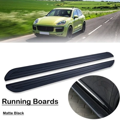 Se adapta a estriberas para Porsche Cayenne 92A 2011-2018 peldaños laterales barras Nerf Foto 1 de 4