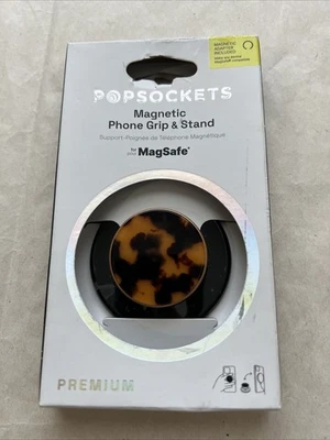 PopSockets Magnético MagSafe Redondo Teléfono Empuñadura y Soporte para iPhone Tortuga ABIERTO Foto 1 de 4