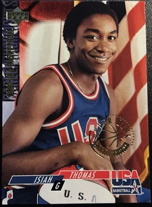 1994 Upper Deck Medalla de Oro Isiah Thomas #68 Tarjeta de EE. UU.! A21 - Imagen 1 de 2