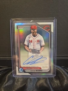 2024 Bowman Draft Chase Burns Variaciones de Imagen Automático #27/99 Rojos *Ver Notas - Imagen 1 de 2