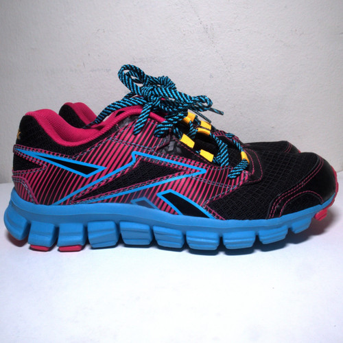 Scarpe da corsa Reebok Smoothflex Ride 3.0 ragazza ragazzo taglia 3 5 rosa nero V47838