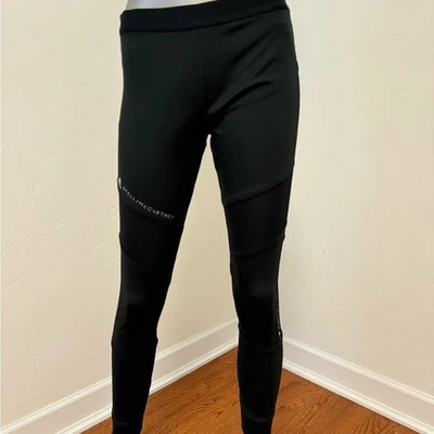 Leggings Adidas by Stella McCartney negros con inserciones de malla talla M Foto 1 de 4