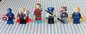 Lego Marvel Minifigure Assorted Lot Of 6 - Picture 1 of 4