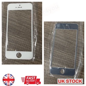 White LCD Front Glass Screen Lens Replacement for iPhone 5 5C 5S - Picture 1 of 1