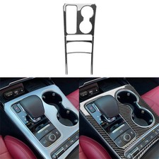 Carbon Fiber Center Console Gear Shift Panel Cover For Kia Stinger 2018-23