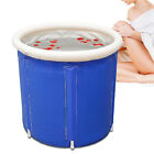Portable Bathtub Thick Soaking Hot Ice Bath Tub PVC Folding Spa +Air Pump Kit