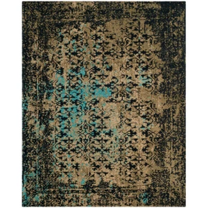 SAFAVIEH Classic Vintage CLV223B Black / Olive Rug - Picture 1 of 18