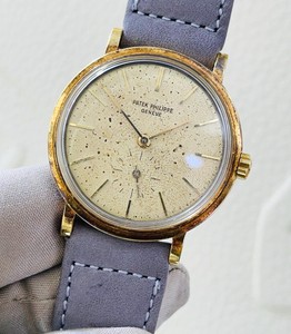 PATEK PHILIPPE 18K VINTAGE REF. 3429 AUTOMATIC 35MM WATERPROOF CASE MENS WATCH!!