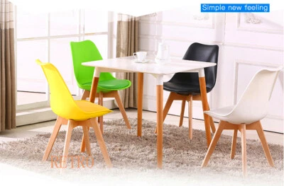 Esstisch und 4 Tulpenstühle Retro Eiffel Stil .. - Bild 1 von 4