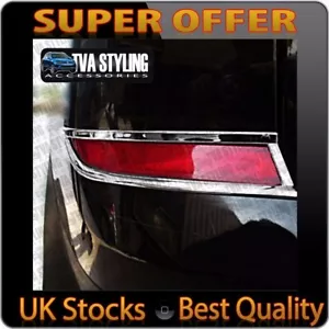 BMW X5 2007-13 CHROME REAR FOG LIGHT COVERS SURROUNDS TRIMS ACCESSORY UK STOCK - Picture 1 of 3