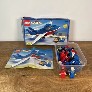 Vintage 90s Lego System Town Set 6331 Patriot Jet - Boxed Manual & 98% Complete - Picture 1 of 15